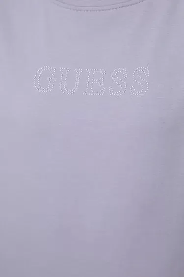 Guess BRIANA SS T-SHIRT Kadın Mor T-shirt V3BI11J1314-G4I5