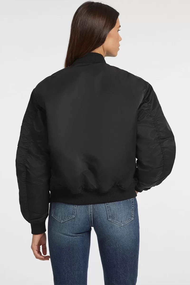 Guess Jeans GJ BOMBER JKT Kadın Siyah Ceket W4YL01WG932-JBLK
