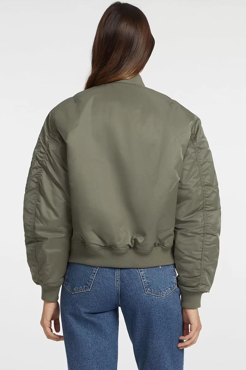 Guess Jeans GJ BOMBER JKT Kadın Haki Ceket W4YL01WG932-G8EV