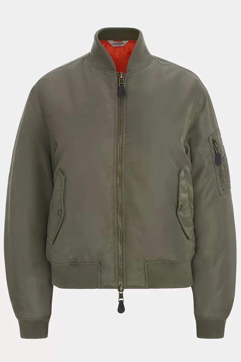 Guess Jeans GJ BOMBER JKT Kadın Haki Ceket W4YL01WG932-G8EV