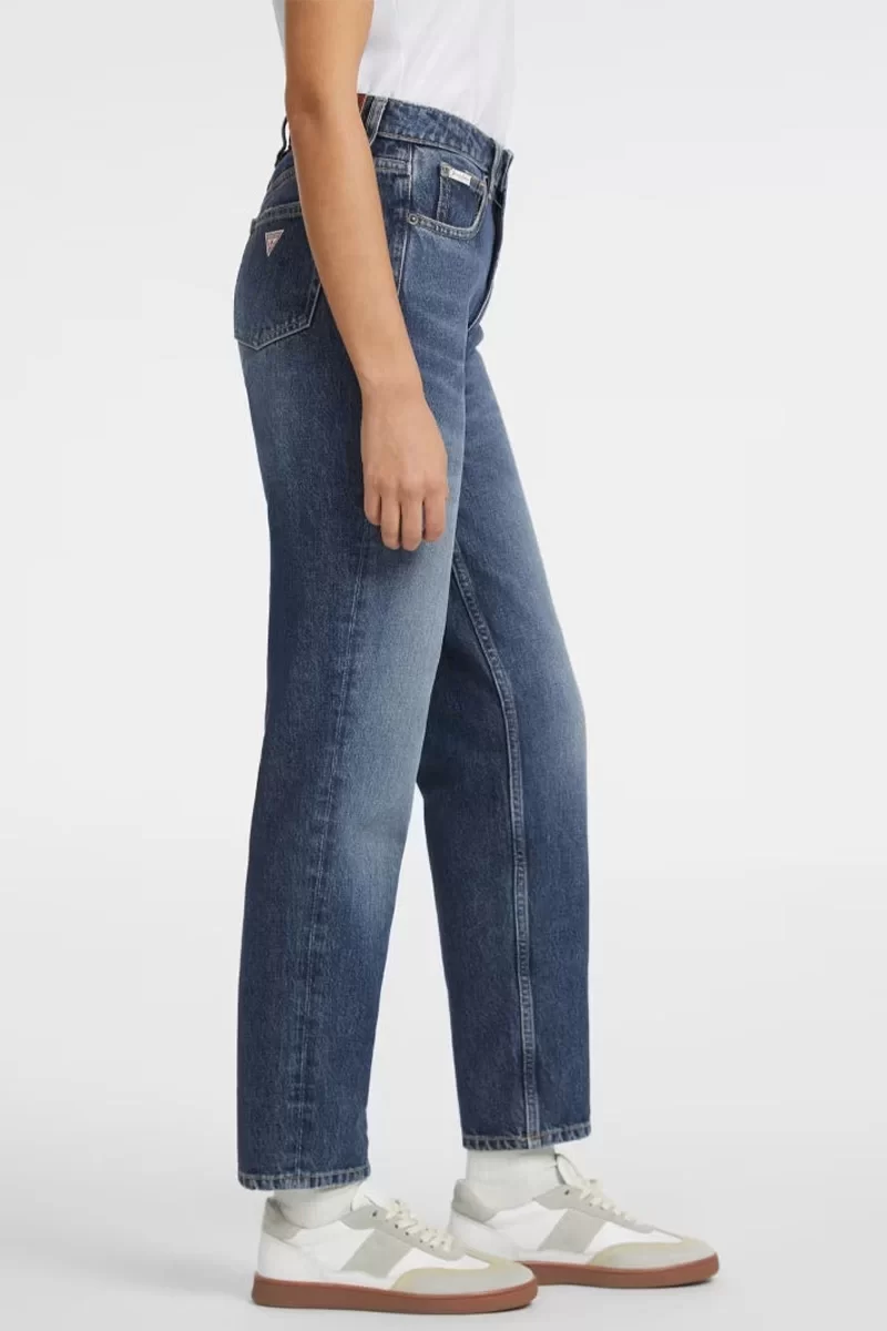 Guess Jeans GJ G06 MOM Kadın Mavi Jeans W4YA0DD5FC1-GJEW