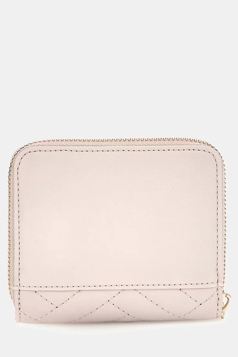 Guess ANNING SLG SMALL ZIP AROUND Kadın Krem Cüzdan SWQG9508137-STO