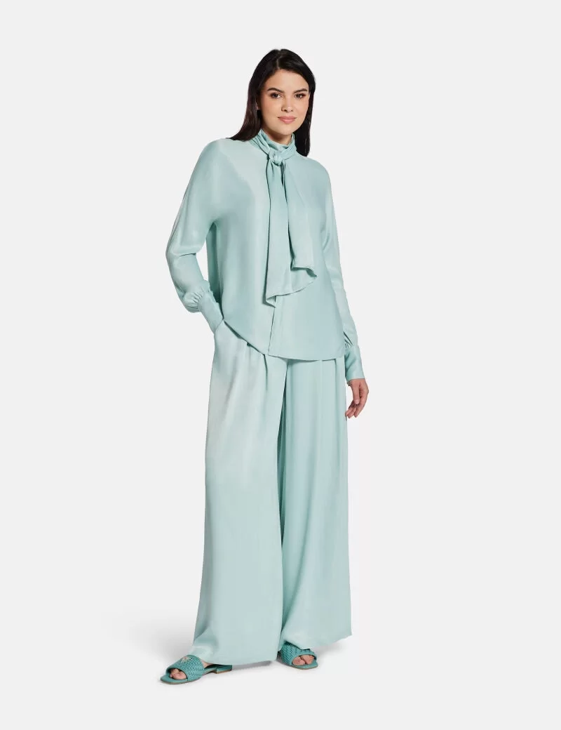 Guess CLAIRE FLARE PANT Kadın Yeşil Pantolon W5PB57WHHB0-G7R6