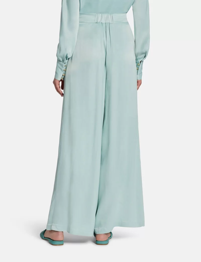 Guess CLAIRE FLARE PANT Kadın Yeşil Pantolon W5PB57WHHB0-G7R6