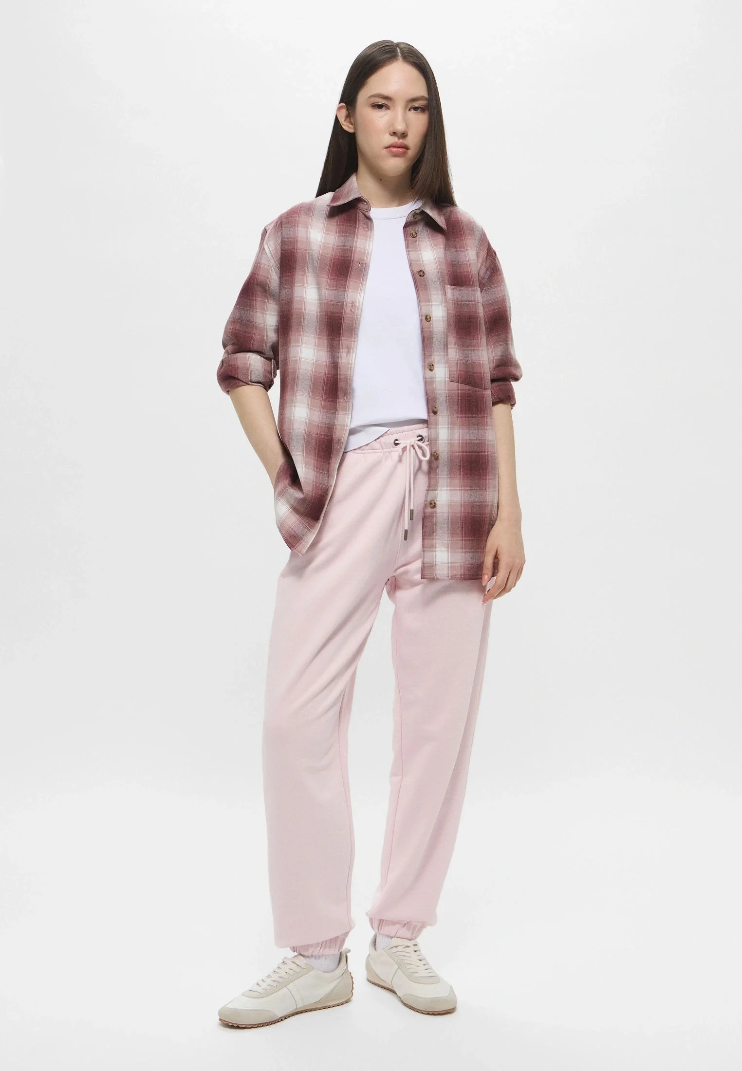 Guess Jeans GJ PANTS ICONIC FLEECE Kadın Pembe Eşofman Altı W5RB63K68I4-A61U