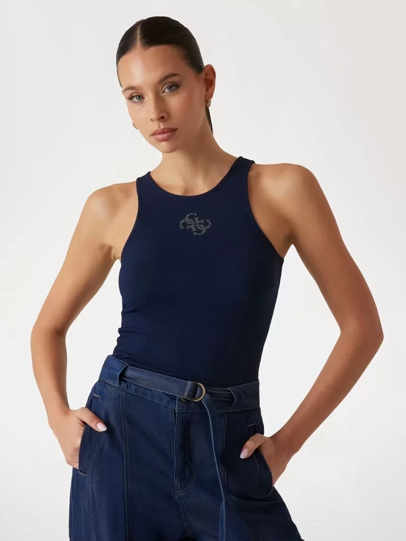 Guess New Sl Round Nk Guendalına Top Kadın Lacivert Atlet W5GP57KCV52-G7P1