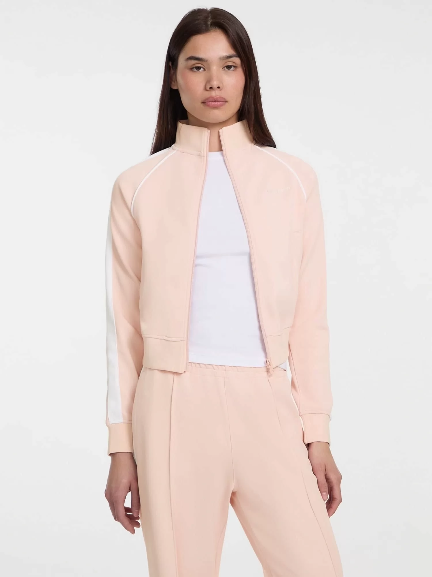 Guess jeans Gj Trıcot Track Jacket Kadın Pembe Eşofman Üstü W5GQ38KB212-G6R4