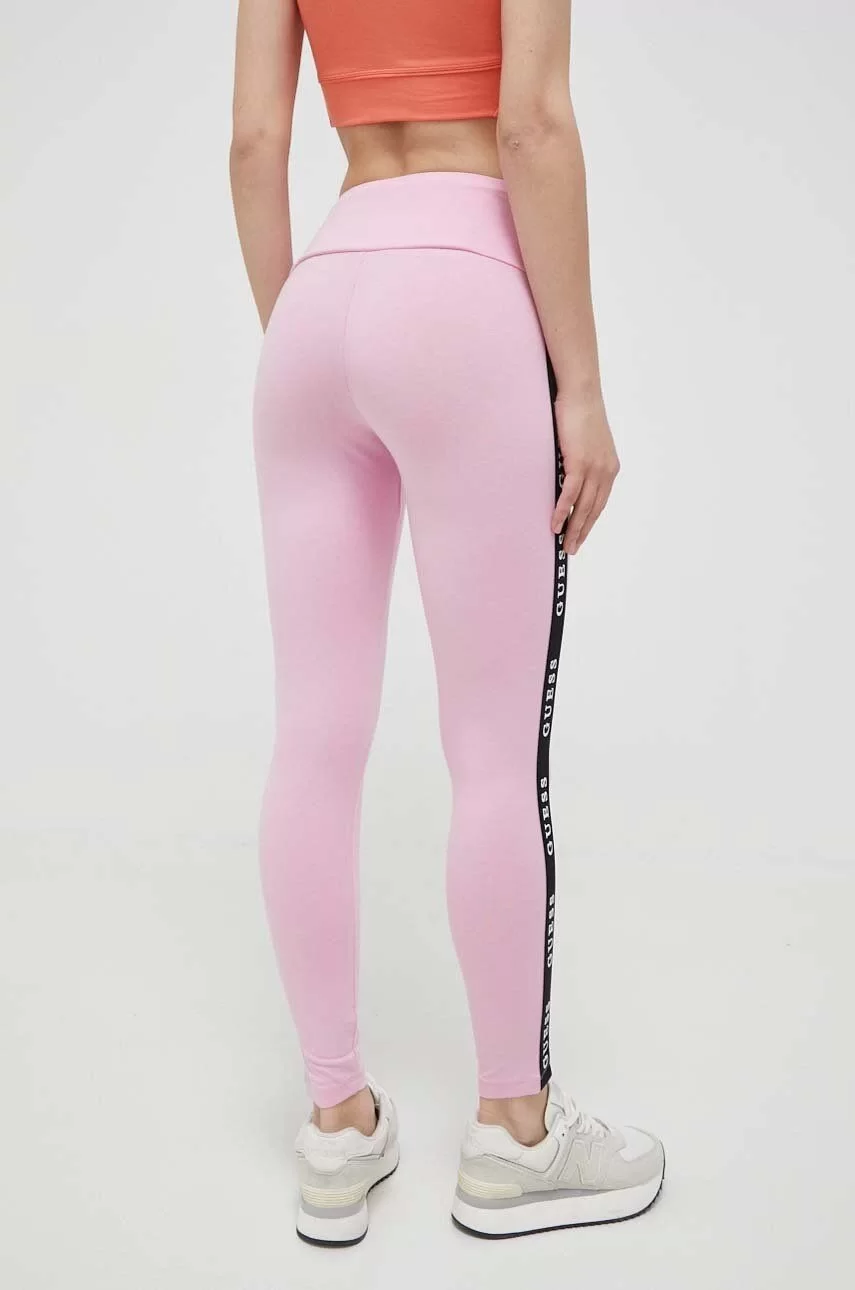 Guess ALINE LEGGINGS 4/4 E Kadın Pembe Tayt V2YB14KABR0-G65F