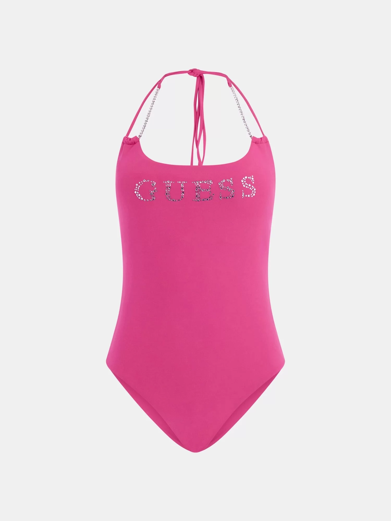 Guess GUESS LOGO ONE PIECE REM PAD Kadın Pembe Mayo E5GJ53MC040-G4D6