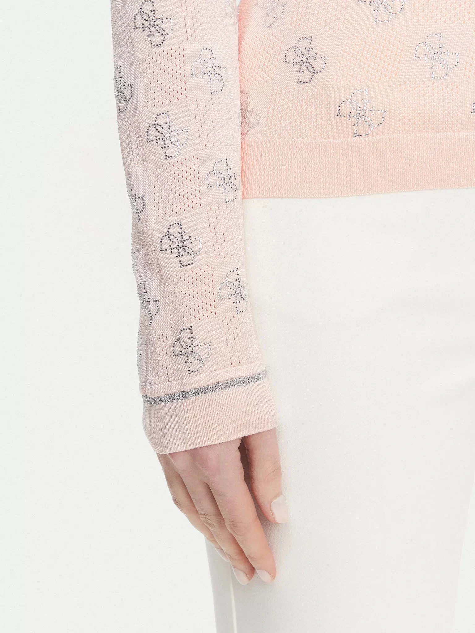 Guess ROSIE 4G VN LS SWTR Kadın Pembe Kazak W5GR07Z3D60-A60W