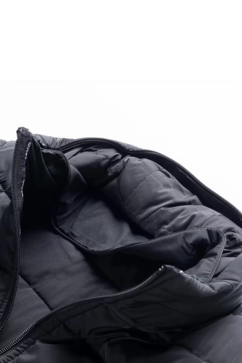 Guess Solıd Heavy Dıann Puffer Jacke Kadın Siyah Mont V4YL04WF3X0-JBLK