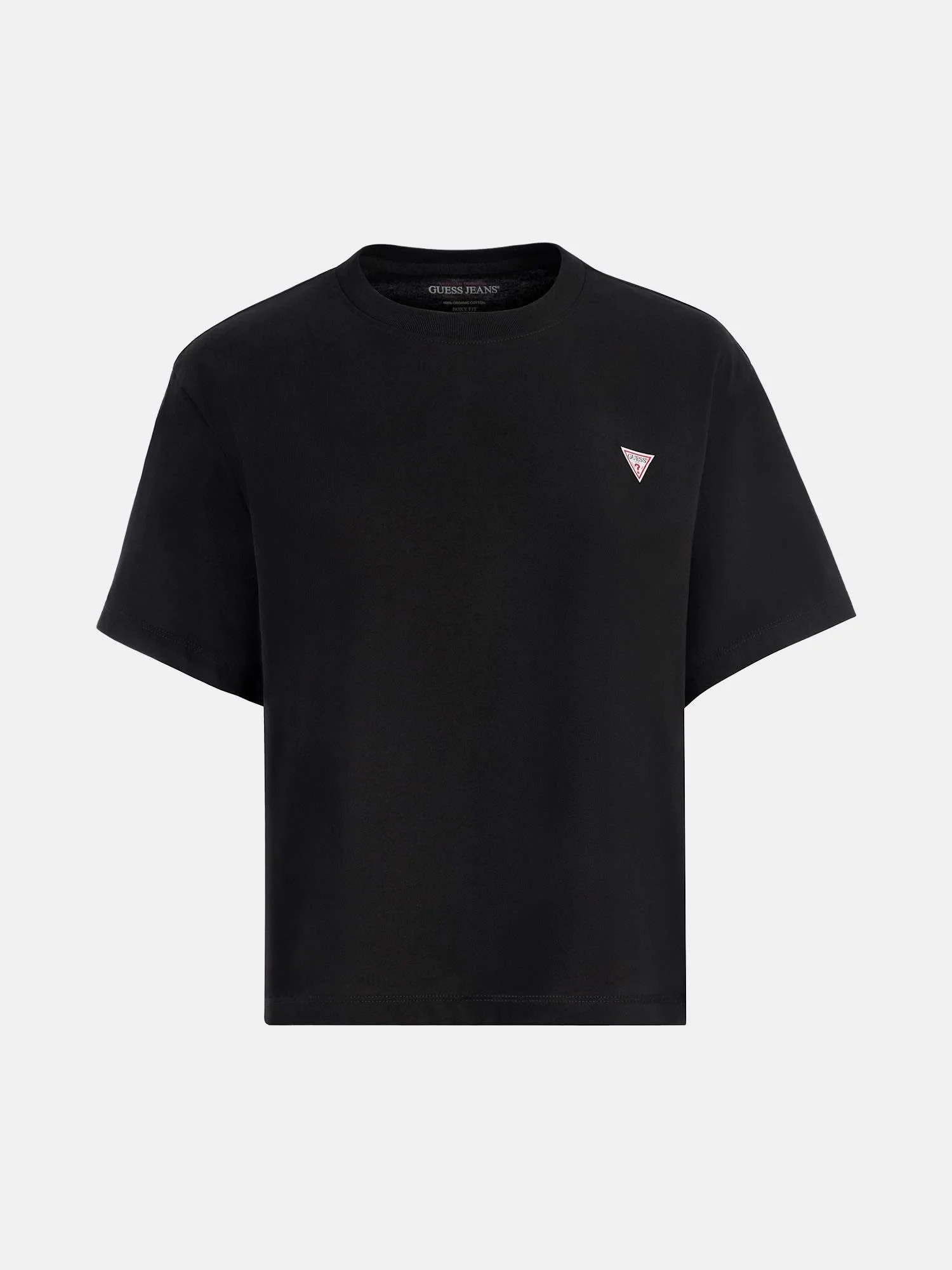 Guess Jeans Gj Ss Cn Boxy Kadın Siyah Boxy Fit T-Shirt W4YI05K8HM0-JBLK