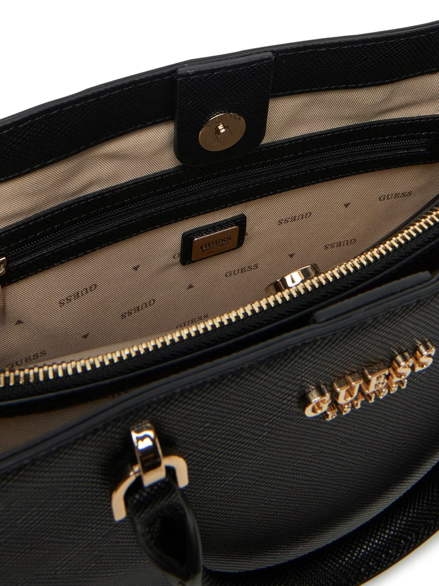 Guess BRAMINA GIRLFRIEND SATCHEL Kadın Siyah El Çantası HWZG9636060-BLA