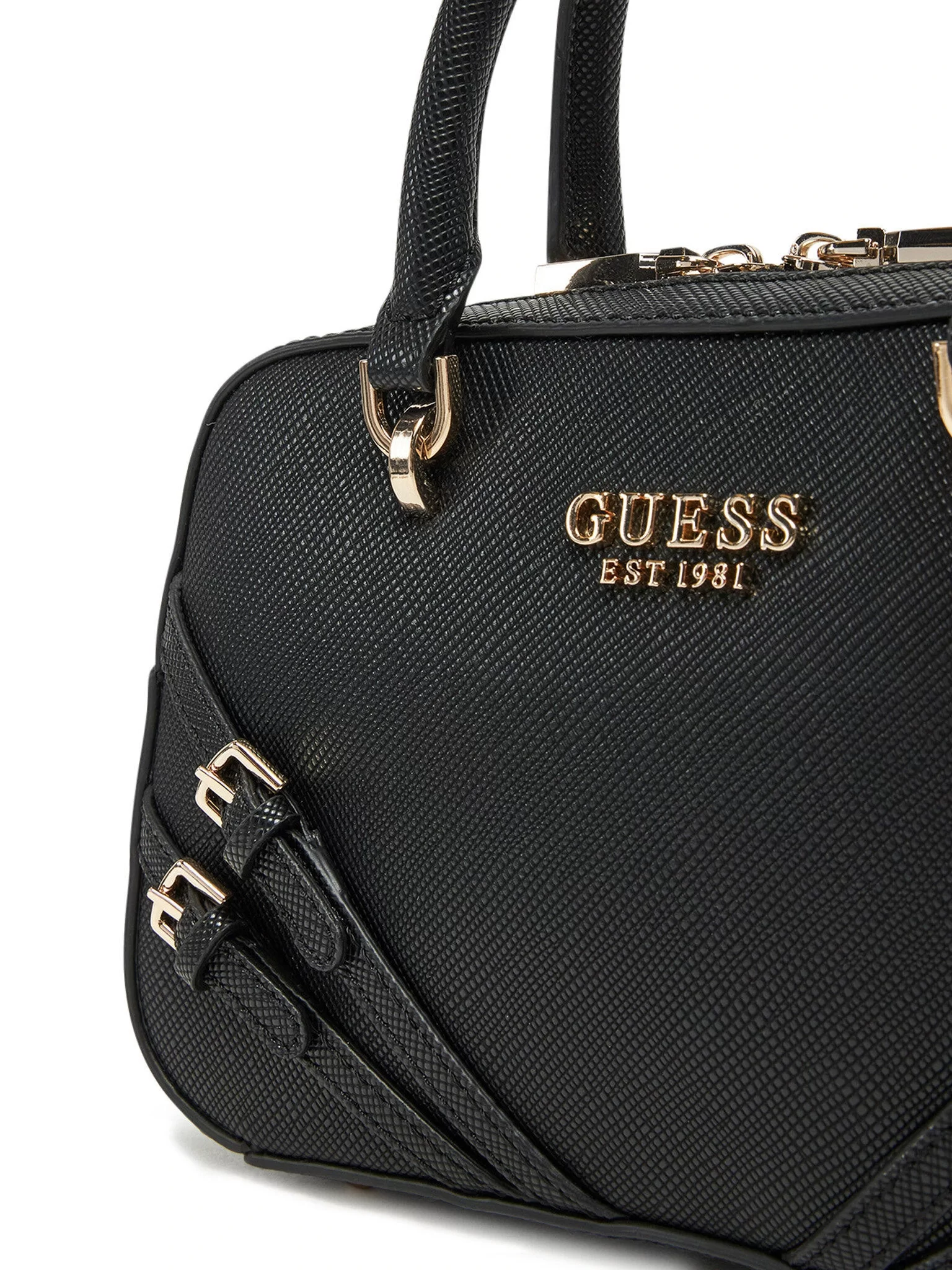 Guess BRAMINA SMALL SATCHEL Kadın Siyah El Çantası HWZG9636050-BLA