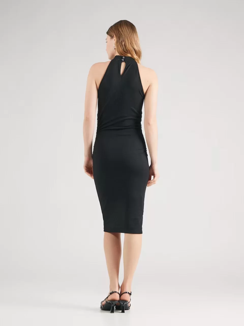 Guess ES SL CARMELA DRESS Kadın Siyah Elbise W5GK0IKCTC2-JBLK