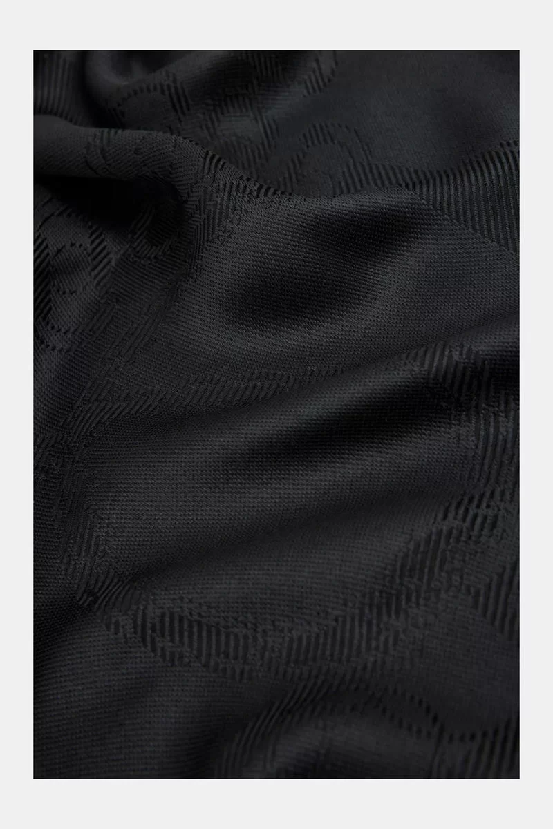 Guess Scarf Jacquard Chaıns 80X180 Kadın Siyah Şal AW5264VIS03-BLA
