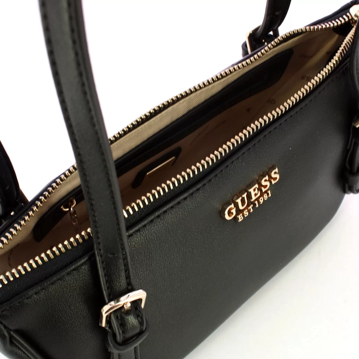 Guess CERELIA MINI SHOULDER SATCHEL Kadın Siyah Mini Çanta HWBG9645760-BLA