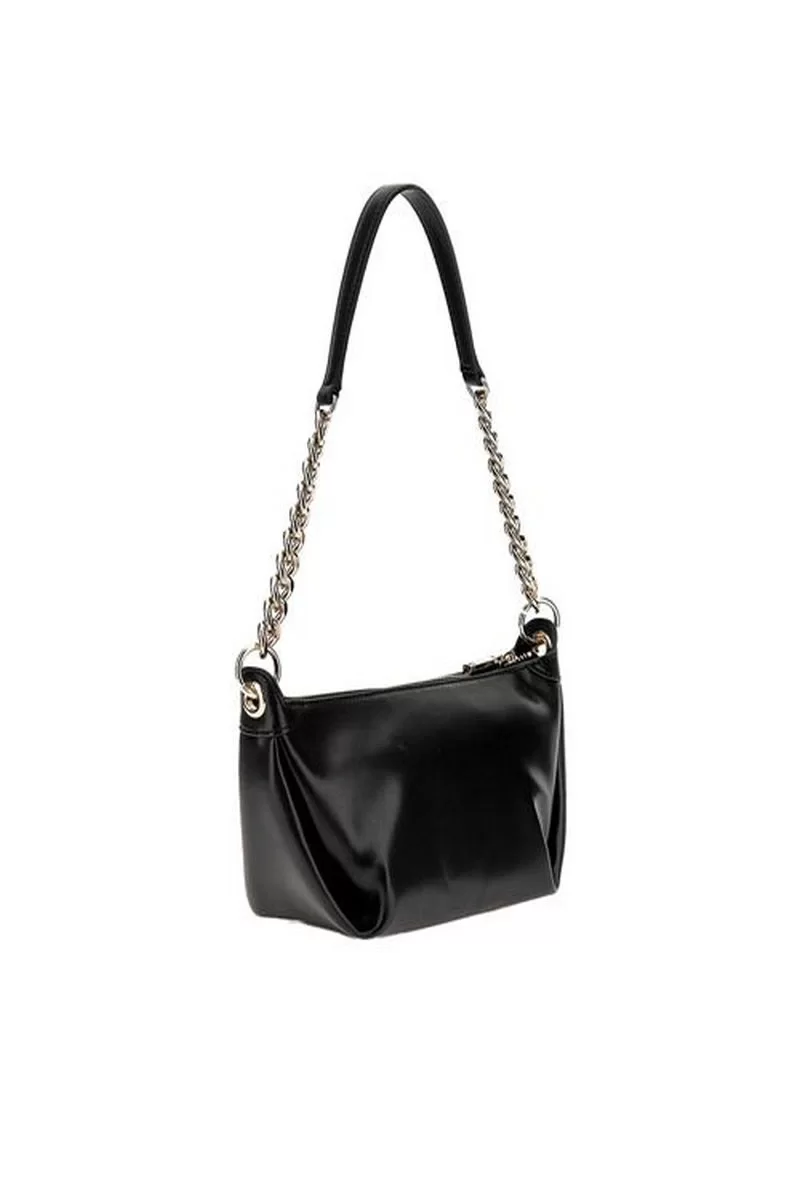 Guess Eco Evaıne Top Zıp Shldr Bag Kadın Siyah Omuz Çantası HWEVG953517-BLA