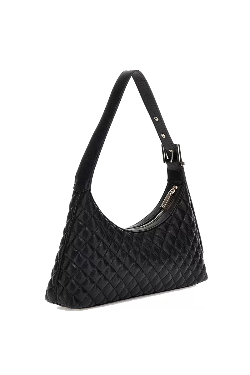 Guess Eco Rıanee Shoulder Bag Kadın Siyah Omuz Çantası HWEQG954117-BLA