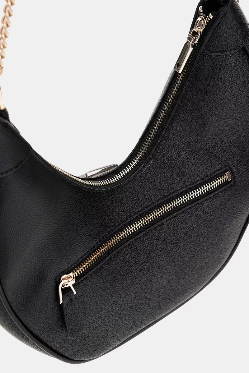 Guess Fedora Hobo Kadın Siyah Omuz Çantası HWBG9519010-BLA