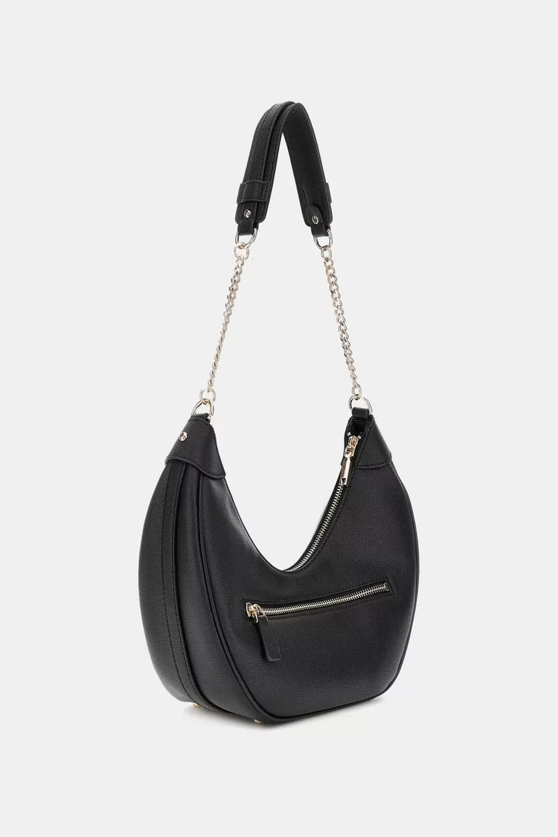 Guess Fedora Hobo Kadın Siyah Omuz Çantası HWBG9519010-BLA