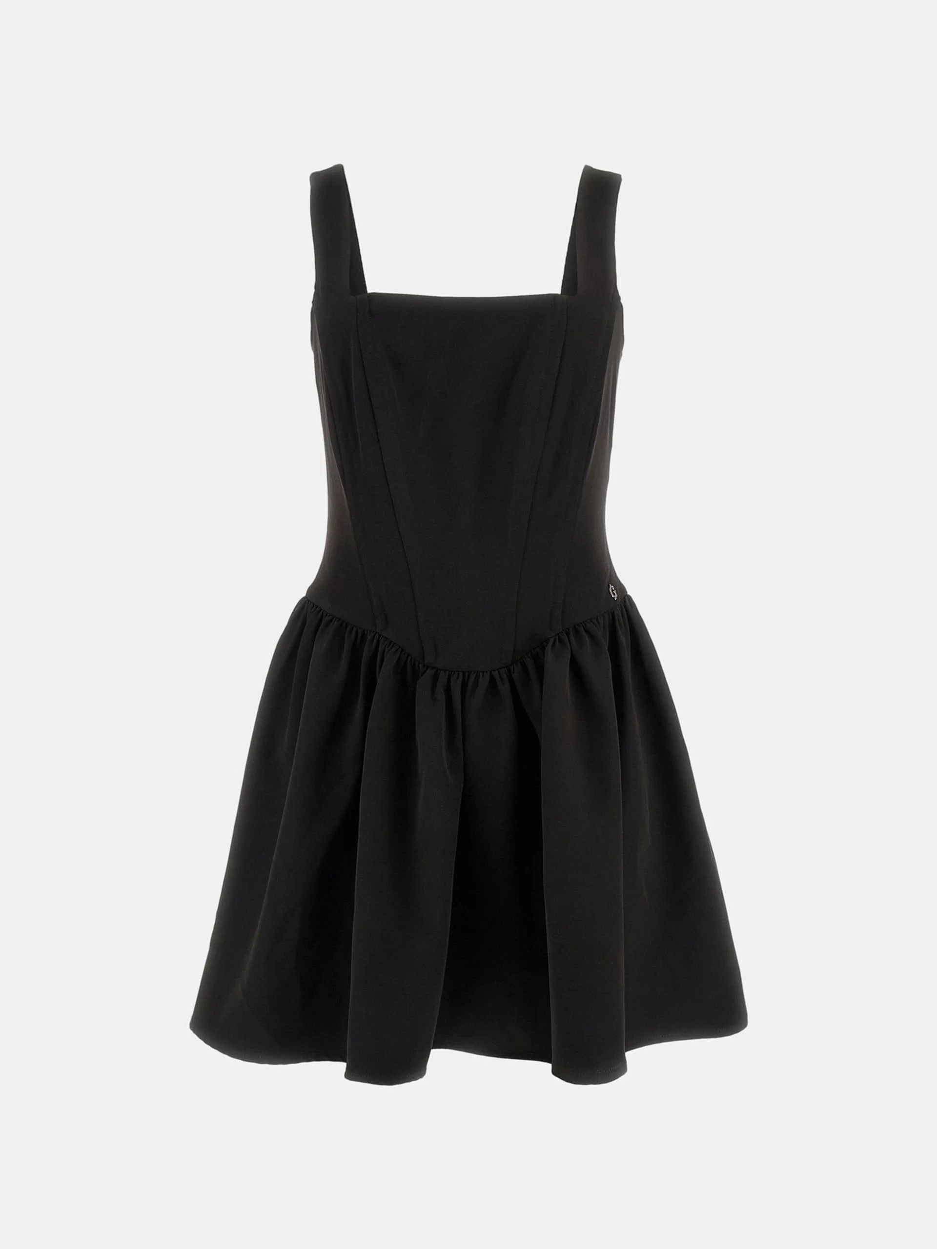 Guess Kadın Siyah Fit and  flare kısa elbise