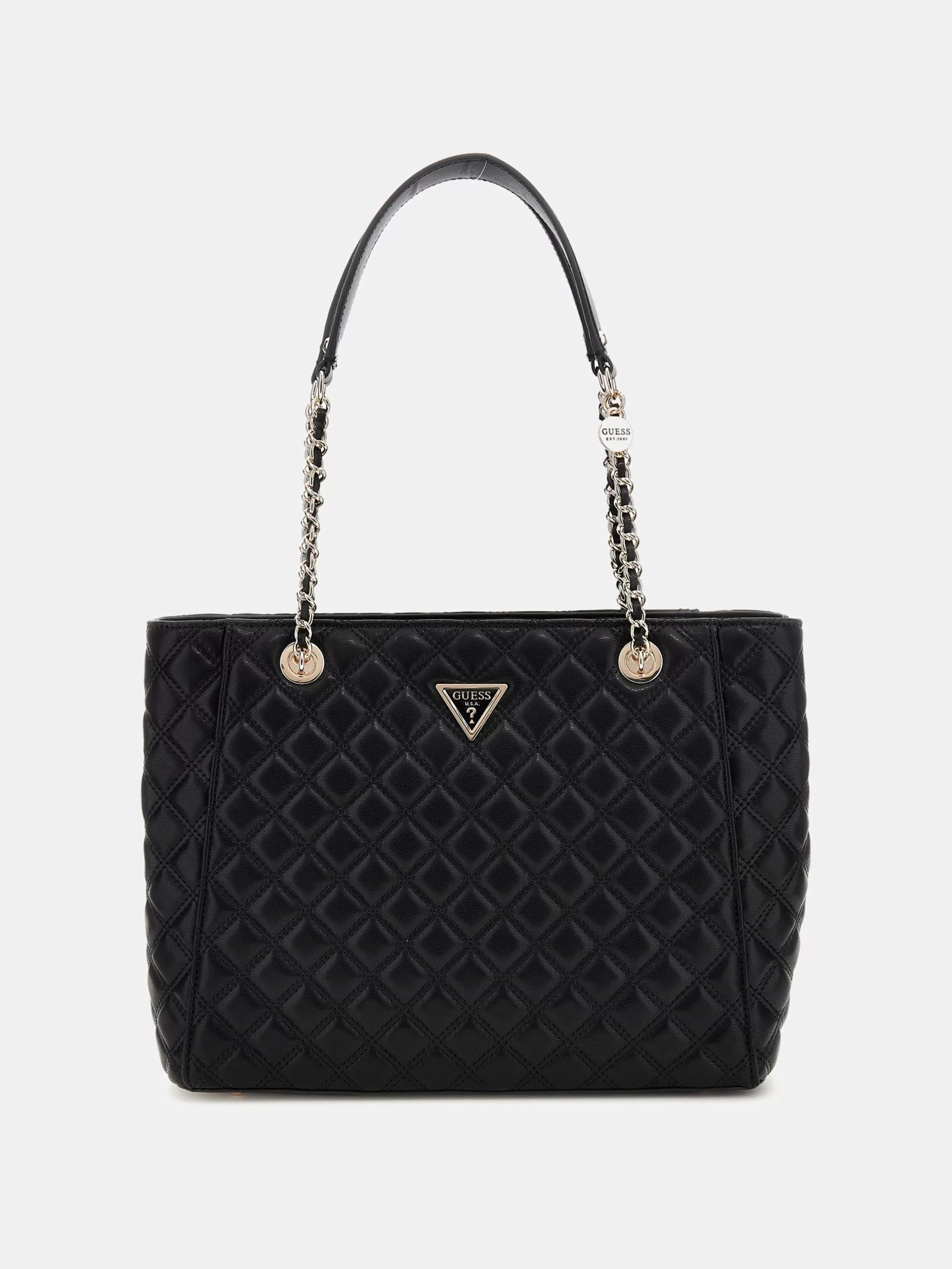 Guess GIULLY LARGE TOTE Kadın Siyah Omuz Çantası HWQG8748240-BLA