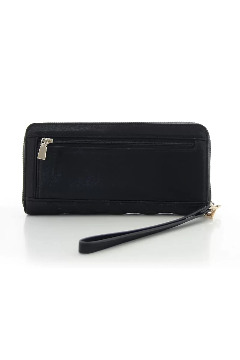 Guess GIULLY SLG LARGE ZIP AROUND Kadın Siyah Cüzdan SWQG8748146-BLA