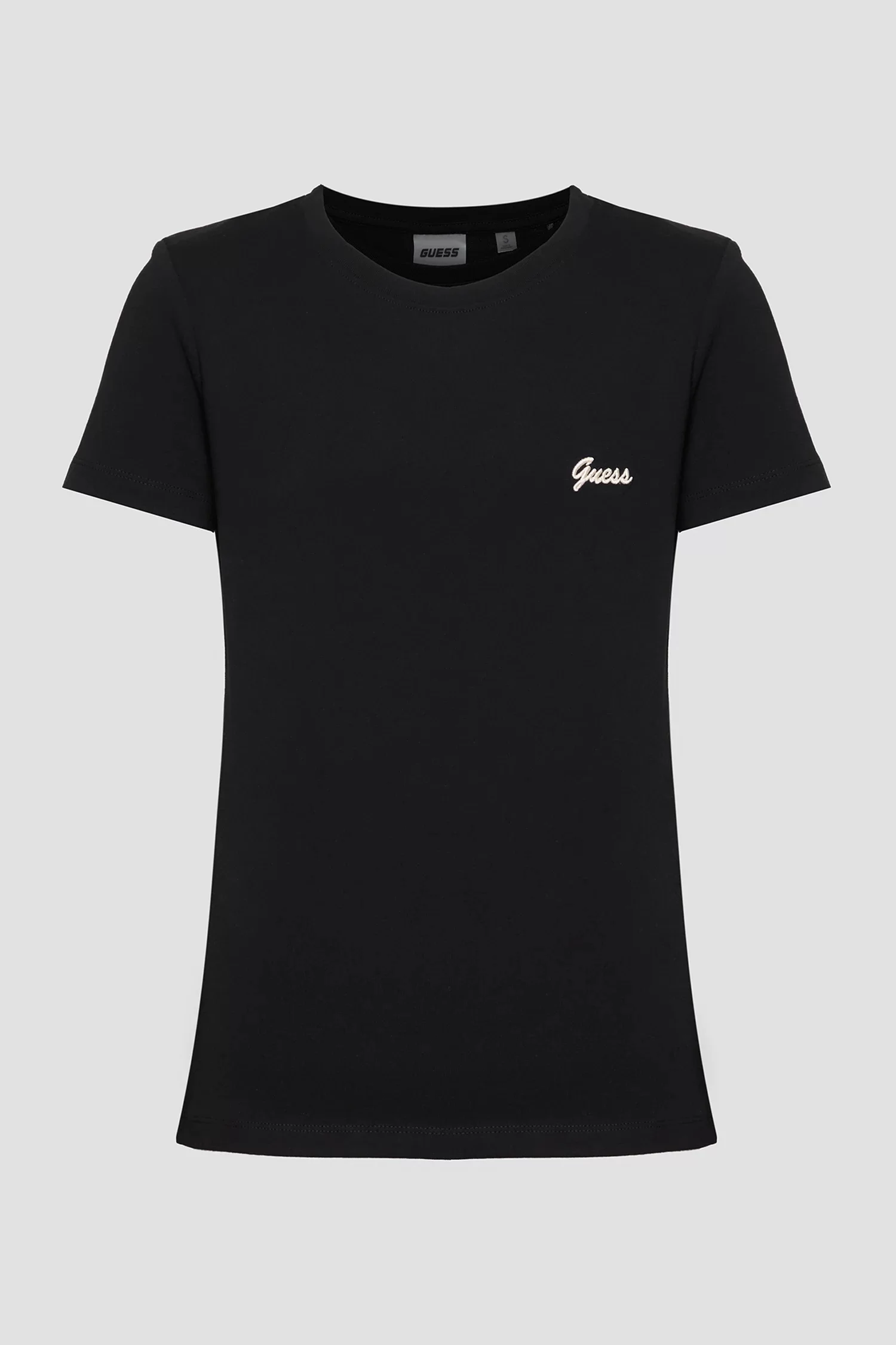 Guess IRIS JERSEY T-SHIRT Kadın Siyah T-shirt V5GI06KCRZ1-JBLK