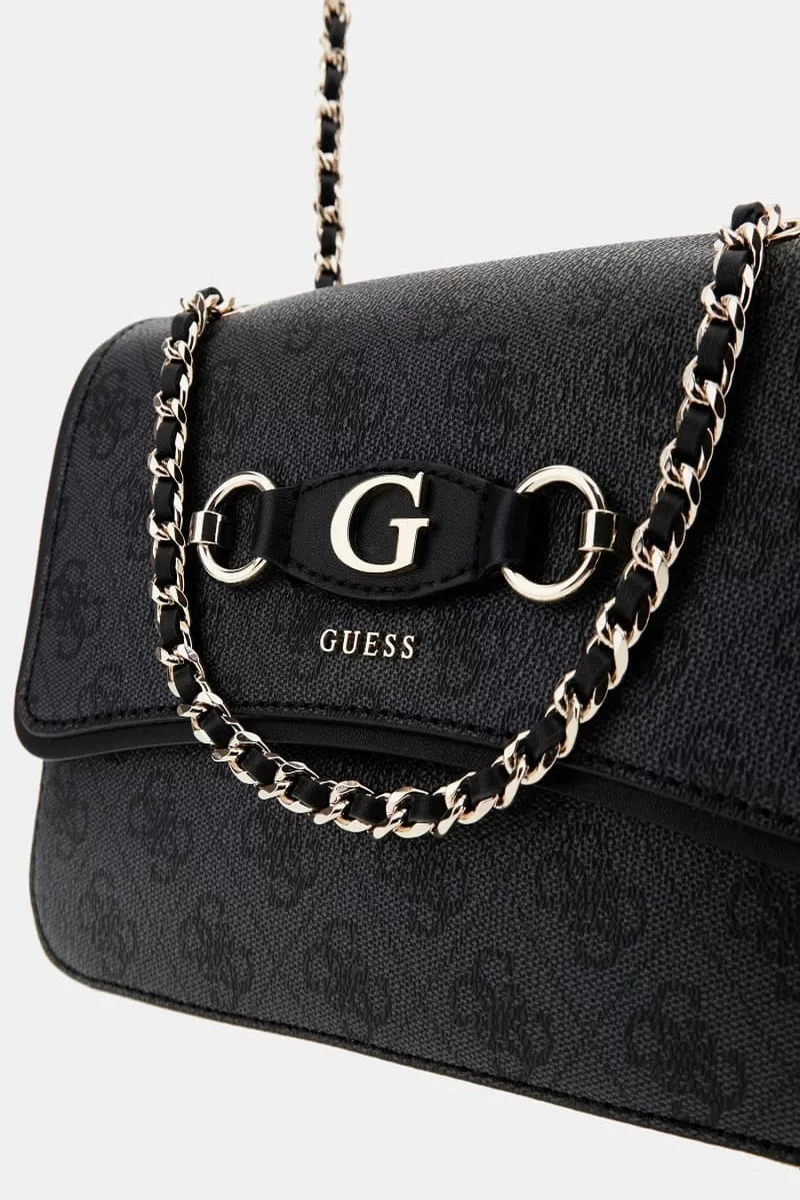 Guess Izzy Convertıble Xbody Flap Kadın Antrasit Çapraz Çanta HWSG8654190-CLO