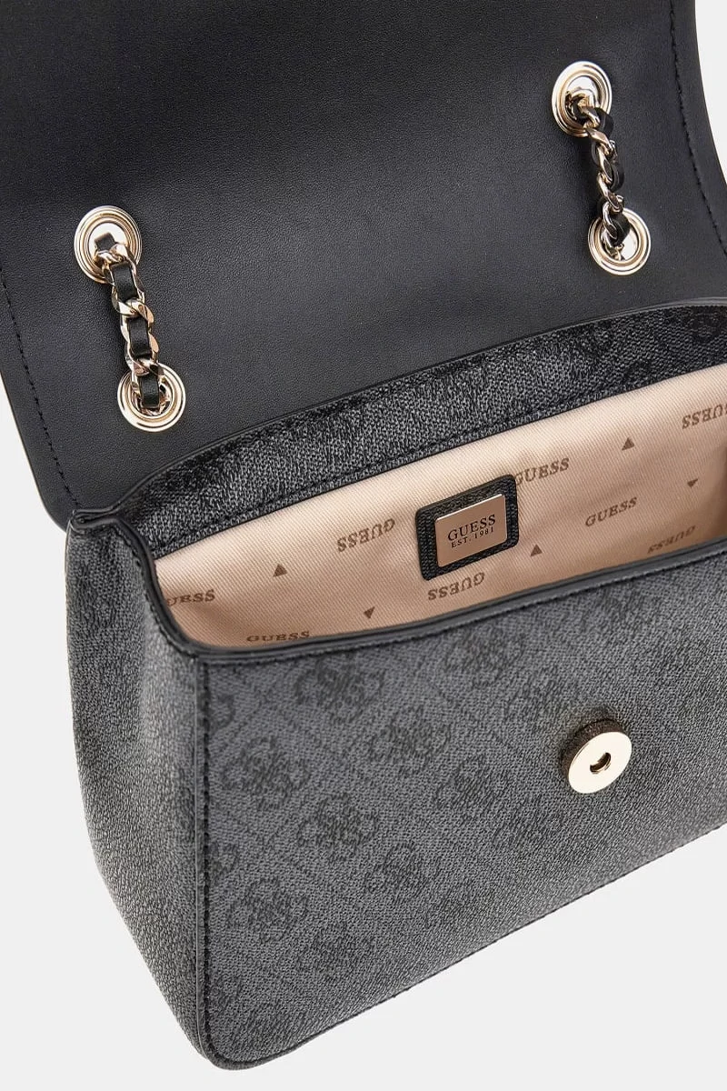 Guess Izzy Convertıble Xbody Flap Kadın Antrasit Çapraz Çanta HWSG8654190-CLO