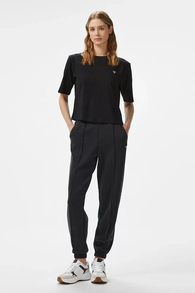 Guess Olympe Jogger Kadın Siyah Eşofman Altı V5RB11KCAY2-JBLK