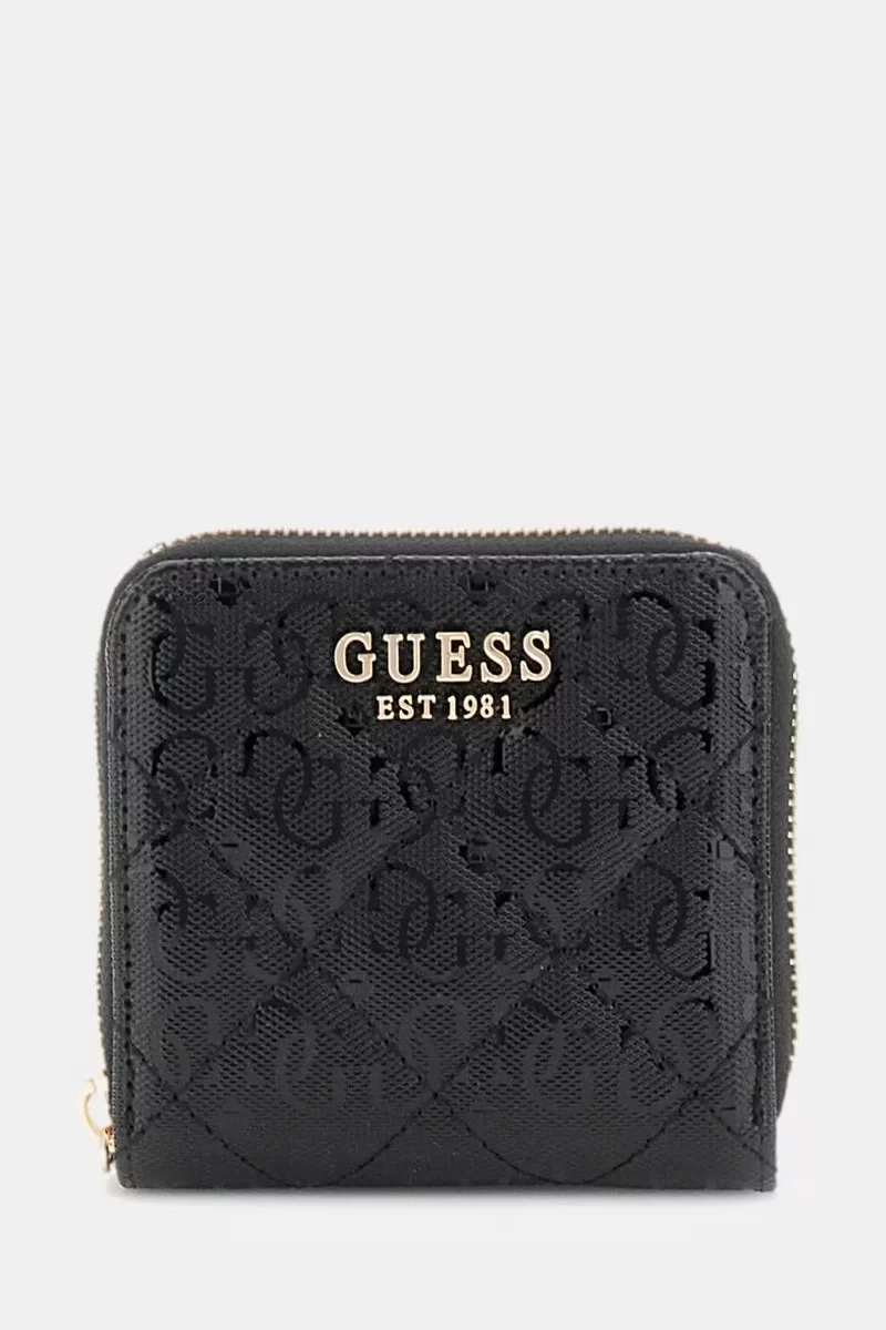 Guess Laurel Slg Small Zıp Around Kadın Siyah Cüzdan SWGG8500137-BLA