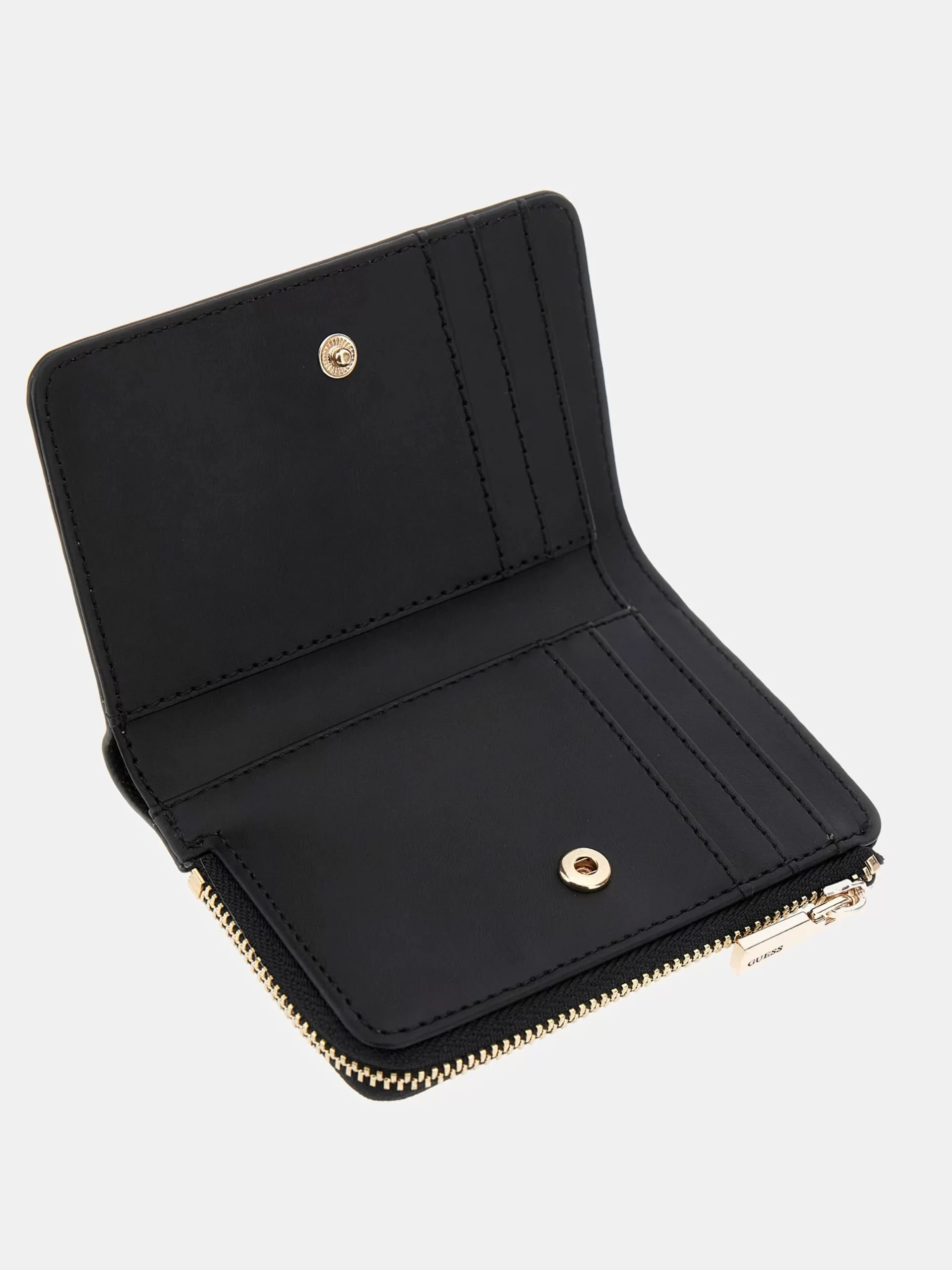 Guess LAUREL SLG ZIP ARND CARD CASE Kadın Siyah Cüzdan SWZG8500156-BLA