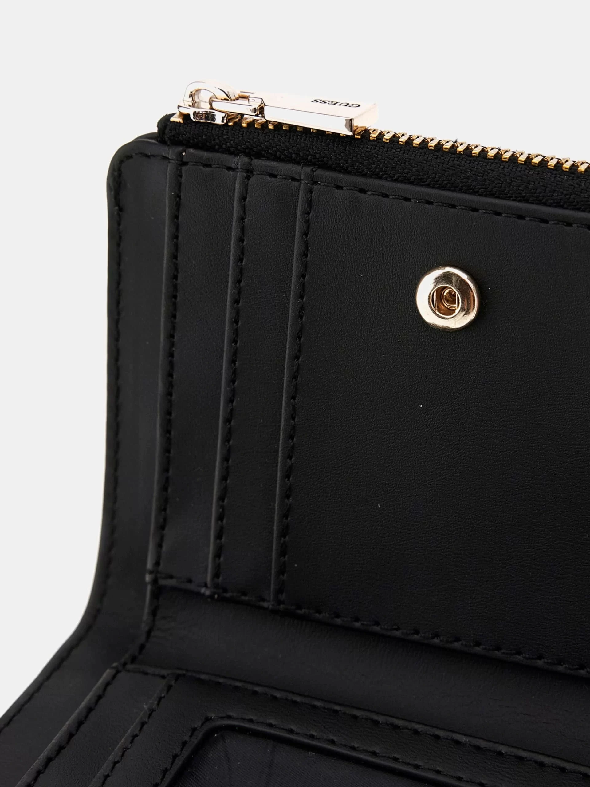 Guess LAUREL SLG ZIP ARND CARD CASE Kadın Siyah Cüzdan SWZG8500156-BLA