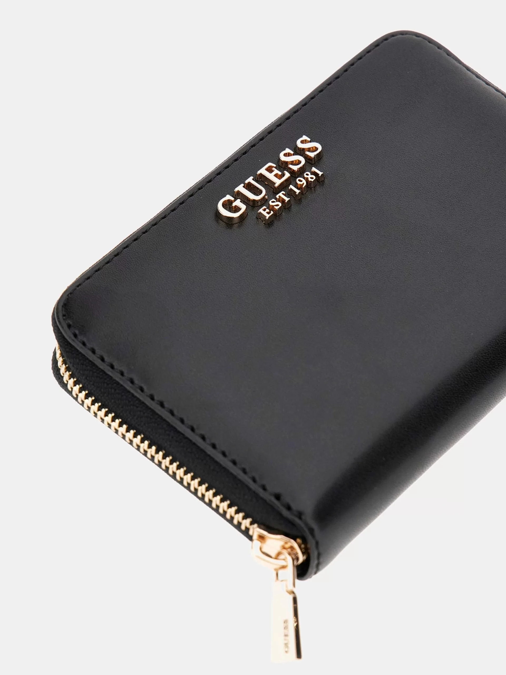 Guess LAUREL SLG MEDIUM ZIP AROUND Kadın Siyah Cüzdan SWVC8500140-BLA