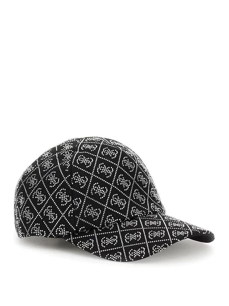 Guess Baseball Cap Kadın Siyah Şapka AW5284COT01-BLA