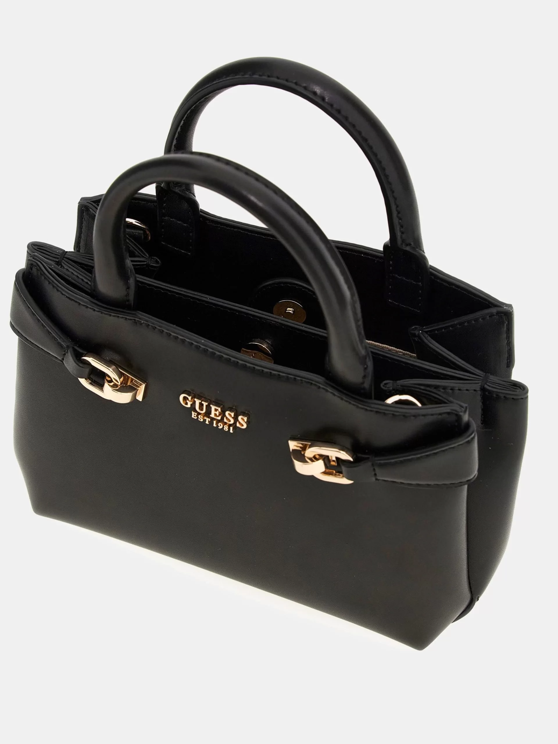 Guess LORELEI MINI SATCHEL Kadın Siyah Mini Çanta HWVG9639760-BLA
