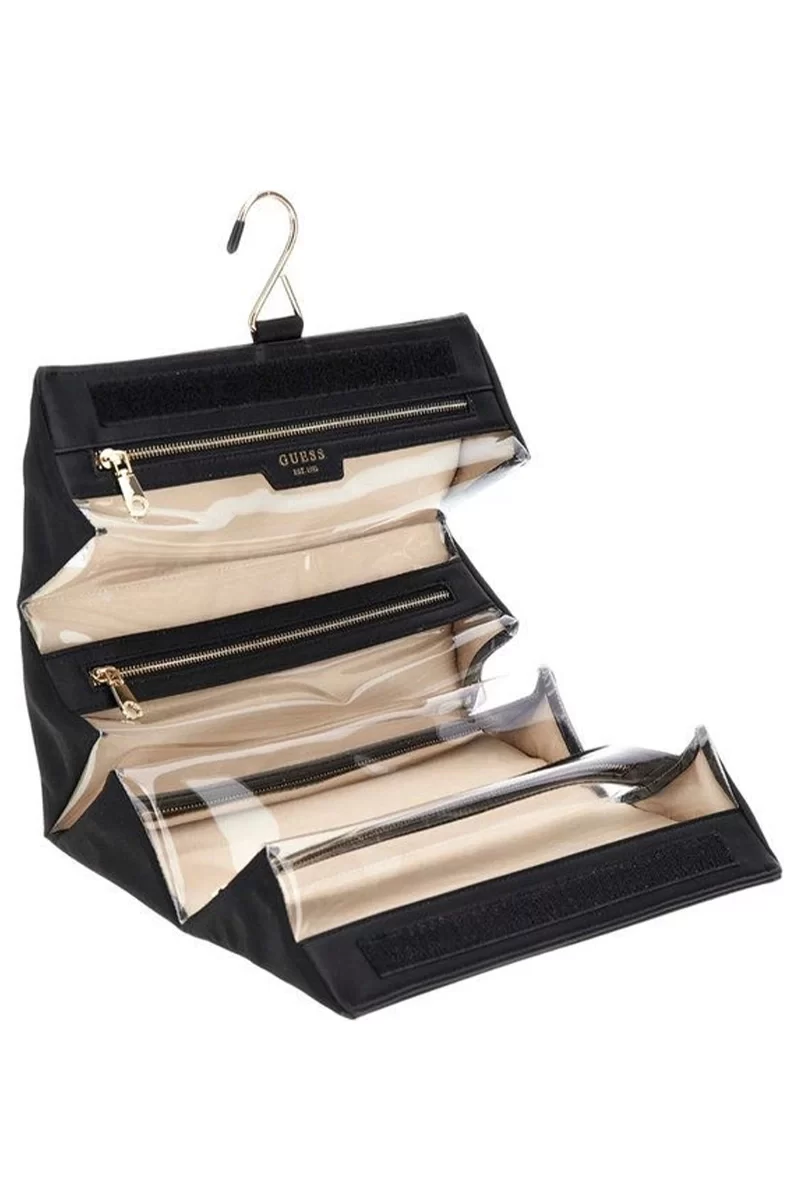 Guess Beauty Kadın Siyah Makyaj Çantası PW7511P5161-BLA
