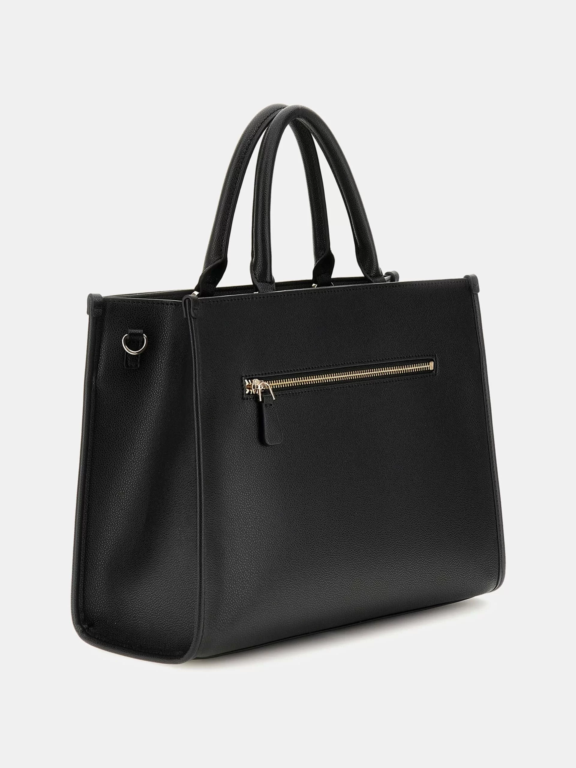 Guess NASTRA 2 COMP TOTE Kadın Siyah El Çantası HWBG9637220-BLA