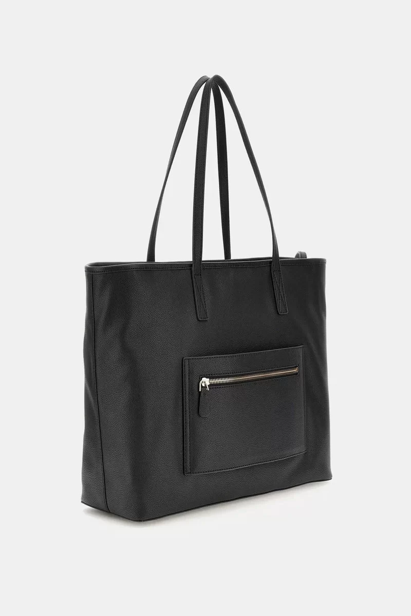 Guess POWER PLAY LARGE TECH TOTE Kadın Siyah Omuz Çantası HWBG9006240-BLA