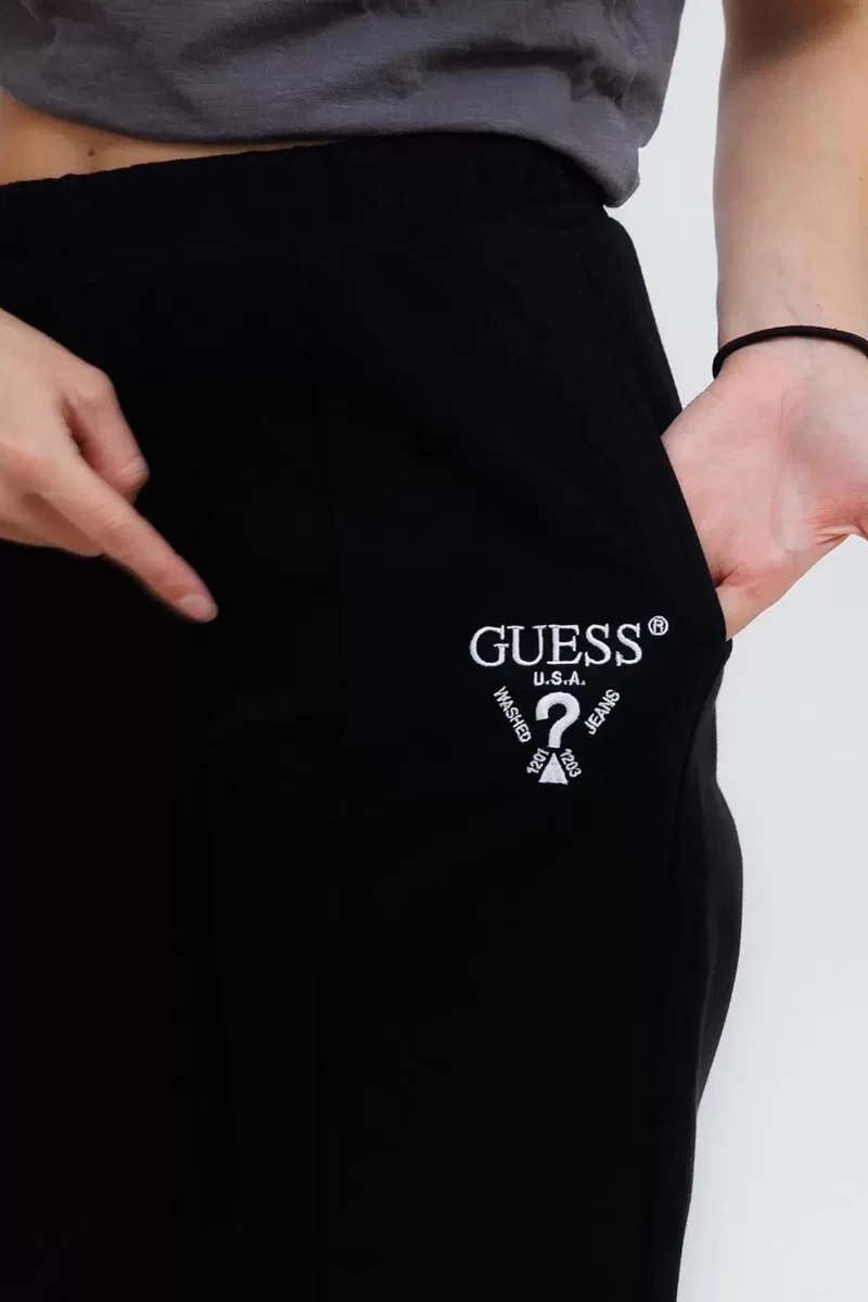 Guess Roberta Cuff Long Pants Kadın Siyah Eşofman Altı V5RB13KC3D2-JBLK