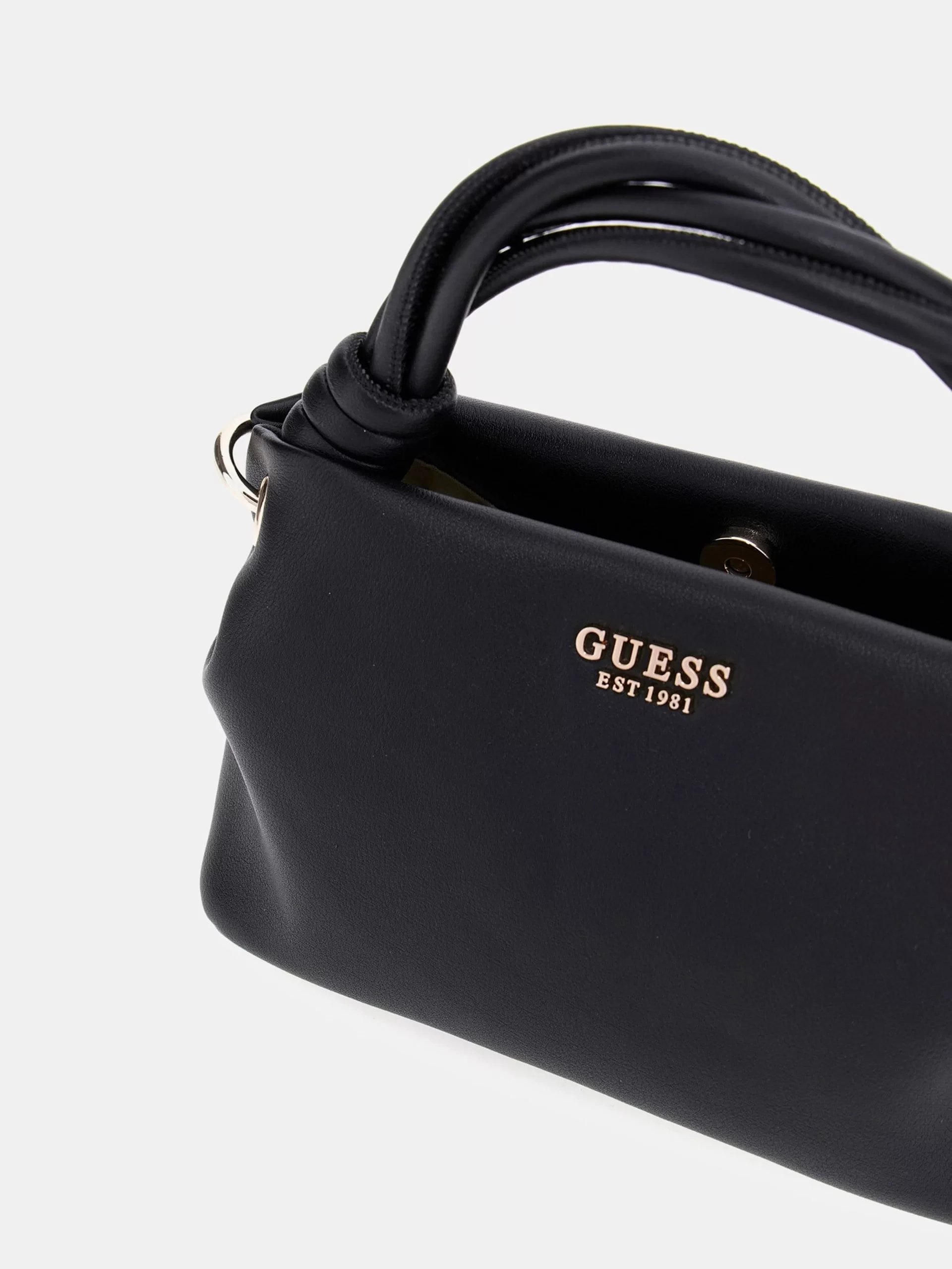 Guess SANSA TOP HANDLE CROSSBODY Kadın Siyah El Çantası HWNG8476110-BLA