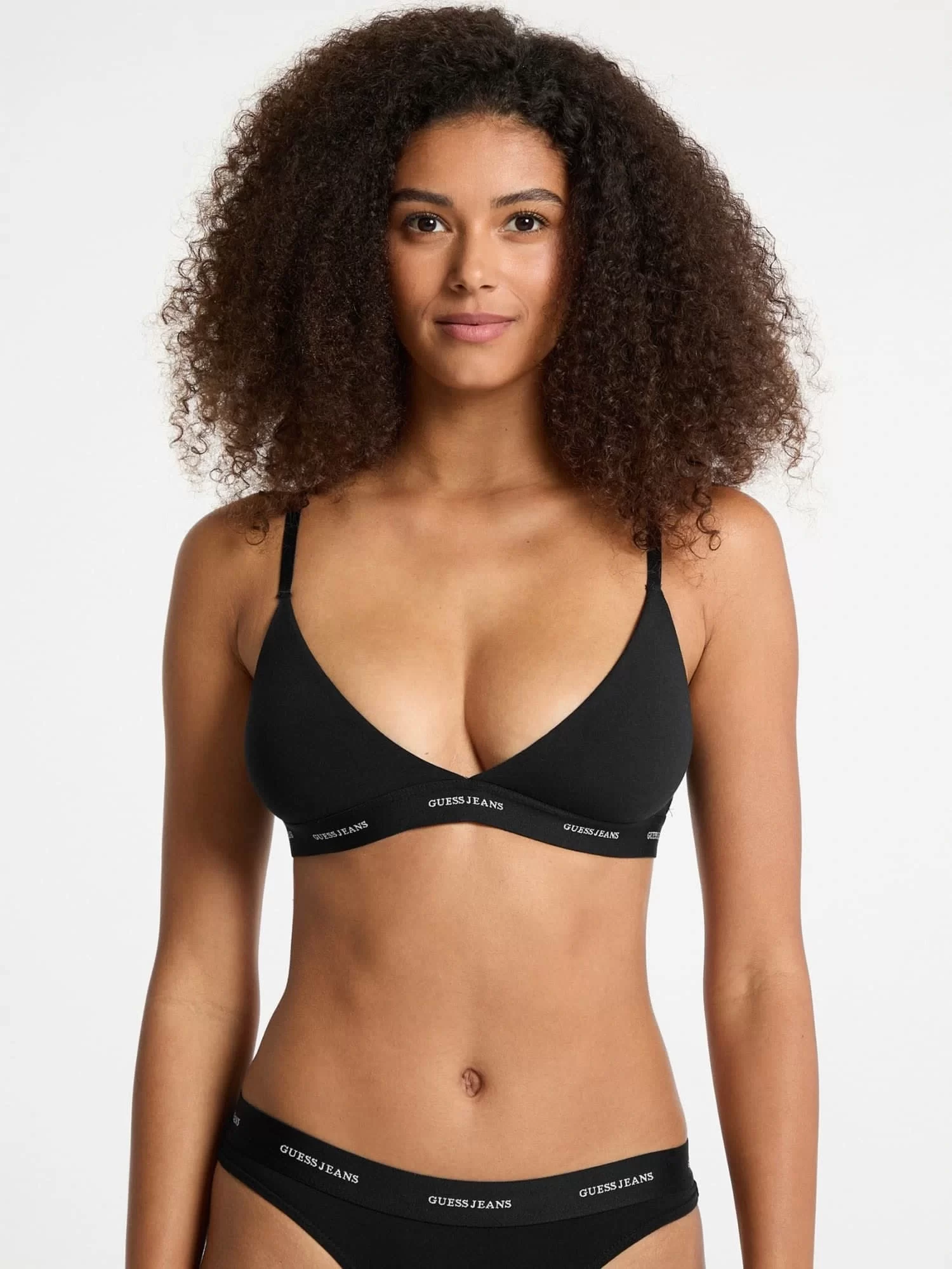Guess Jeans GJ TRIANGLE Kadın Siyah Bikini W4BZ32KBBU1-JBLK