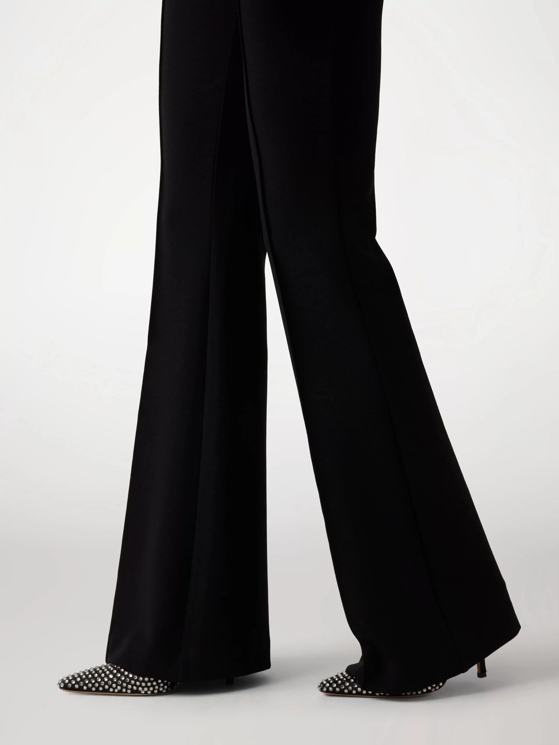 Guess NEW FLARED EVELINA P Kadın Siyah Pantolon W4YB01KCBO2-JBLK