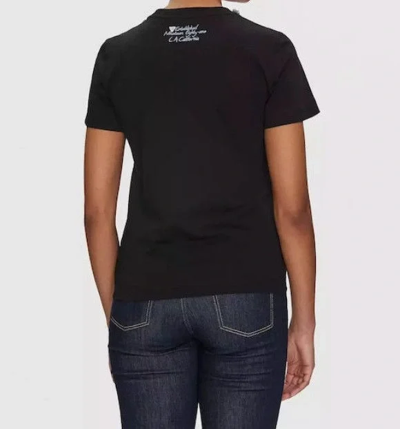Guess CN SS JEANS CHAIN TEE Kadın Siyah T-shirt W5GI03I3Z14-JBLK