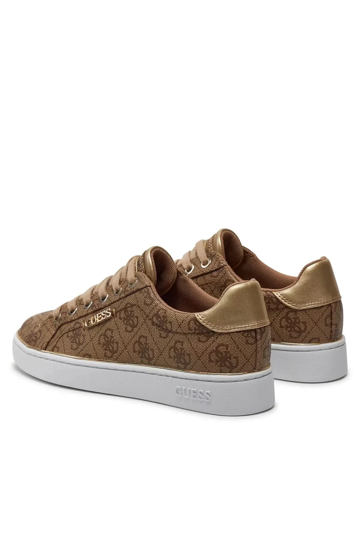 Guess Beckıe Kadın Bej Kahverengi Sneaker FL7BKIFAL12-BEIBR