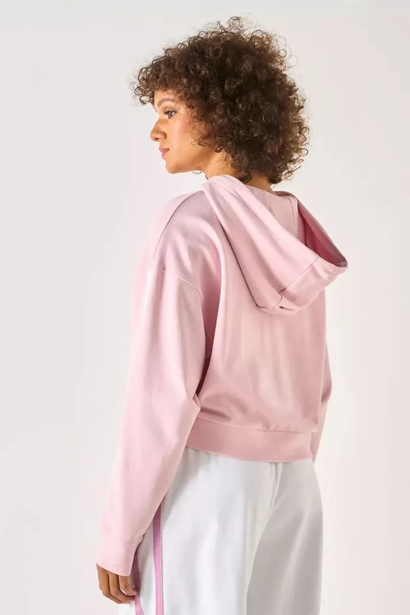 Guess ZOEY HOODIE SWEATSHI Kadın Pembe Sweatshirt V4GQ04KC6V1-A61I