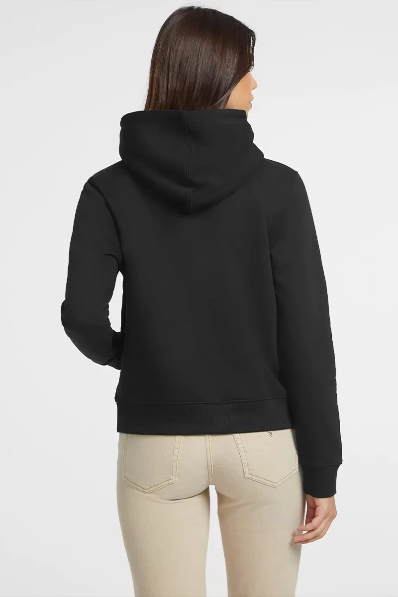 Guess jeans Gj Hood Reg Mını Trıang Sweat Kadın Siyah Sweatshirt W4YQ04KC811-JBLK