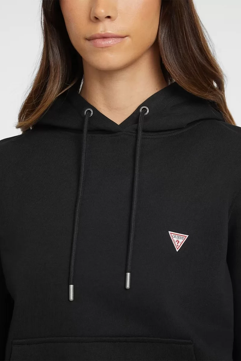 Guess jeans Gj Hood Reg Mını Trıang Sweat Kadın Siyah Sweatshirt W4YQ04KC811-JBLK